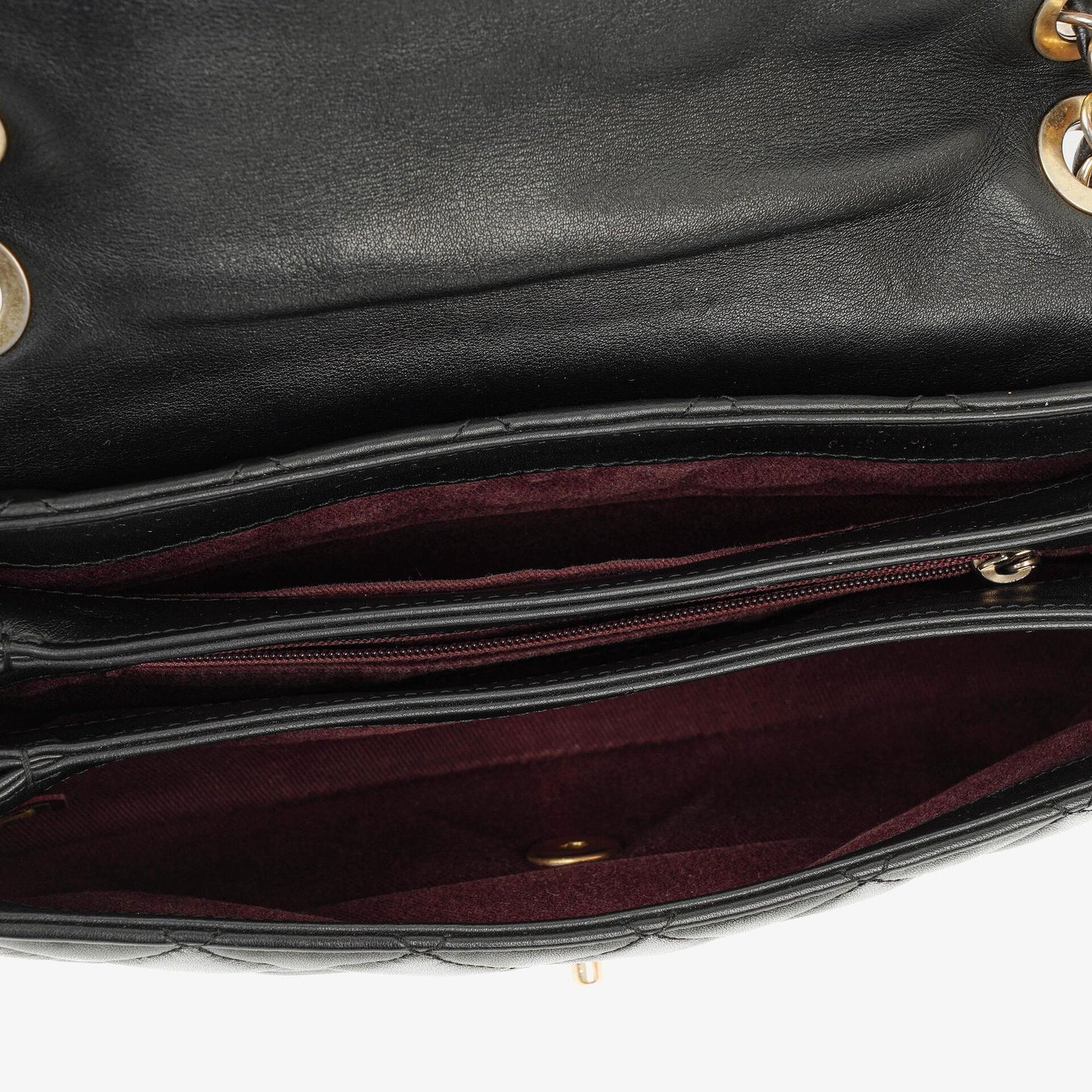 Chanel Soft Elegance Black Calfskin Quilted Flap Bag