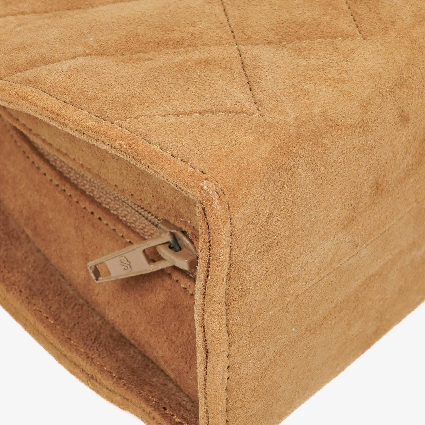 Chanel Suede Half Moon Brown Shoulder Bag