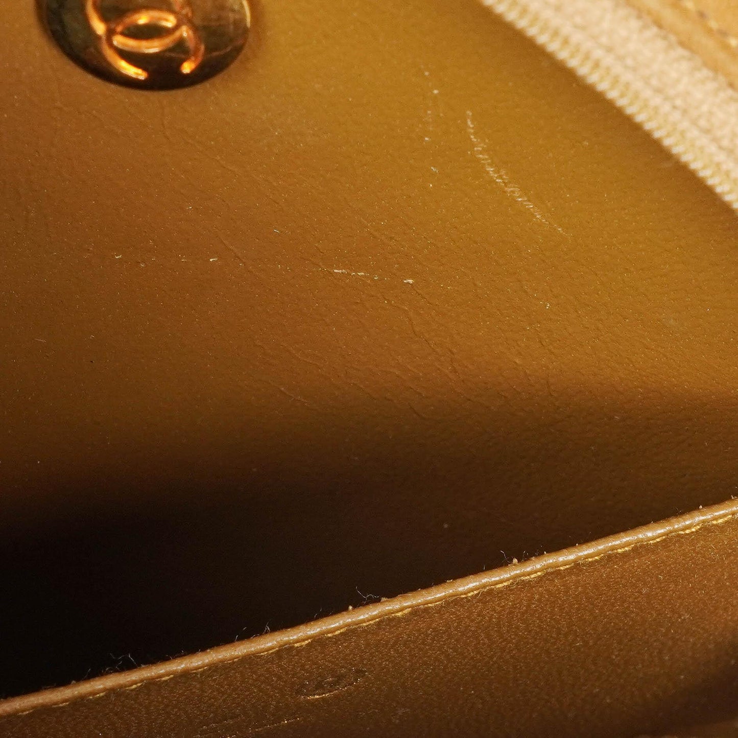 Chanel Suede Half Moon Brown Shoulder Bag