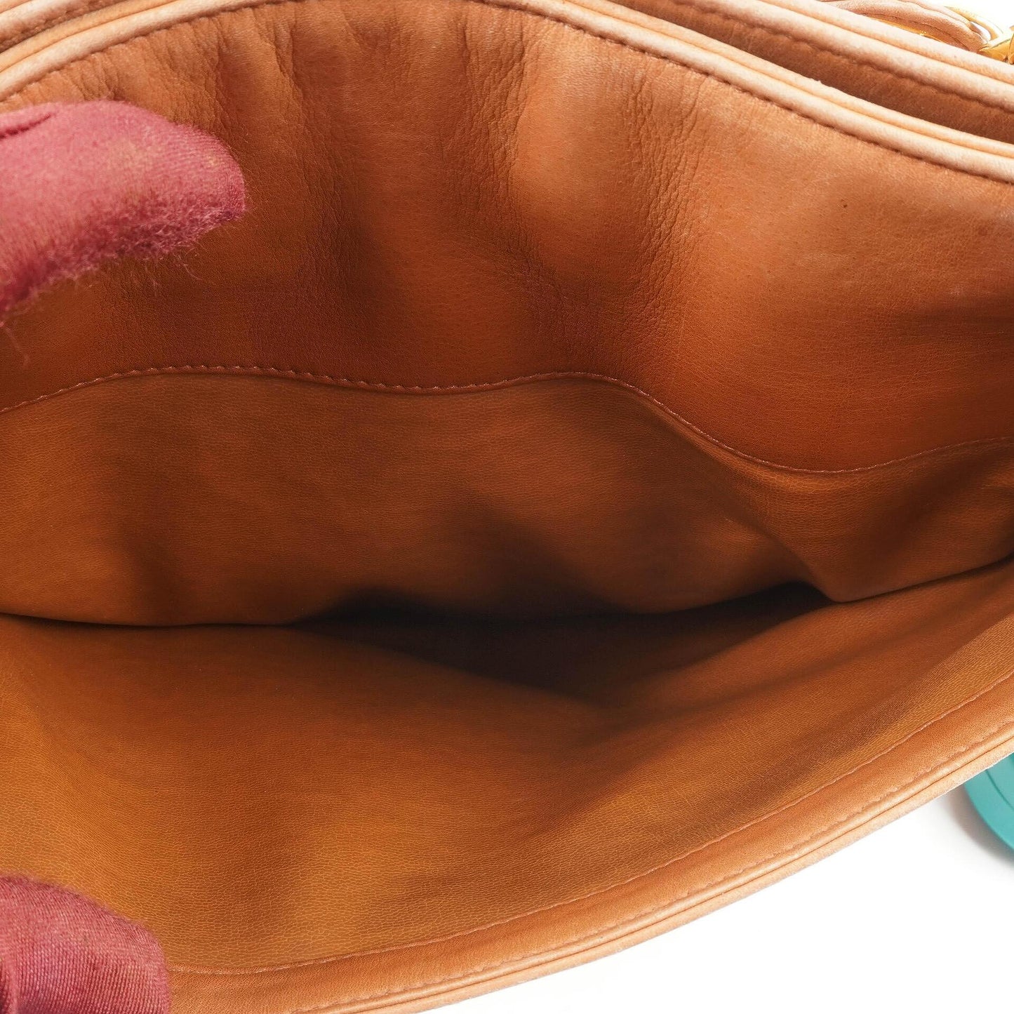 Chanel Triple CC Brown Leather Shopping Tote