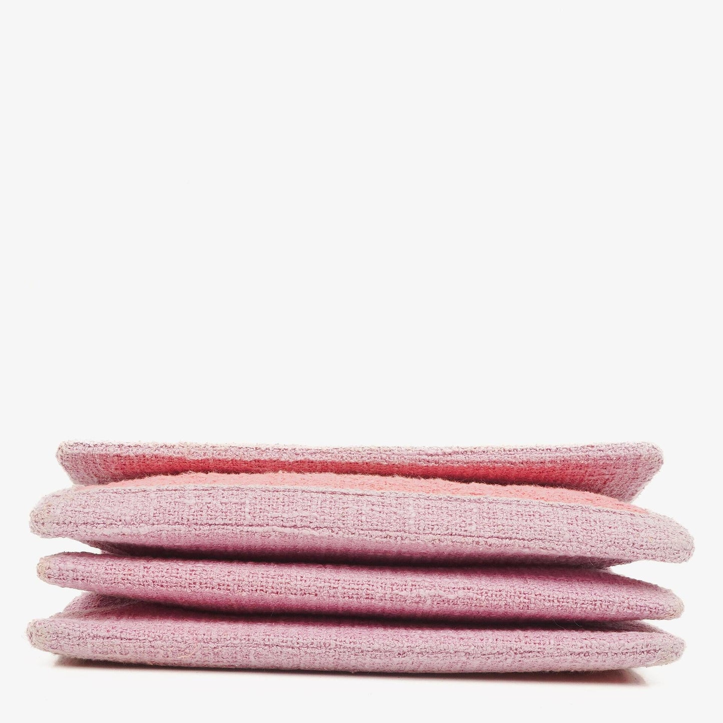 Chanel Tweed Medium Two-Toned Pink Shoulder Flap Bag