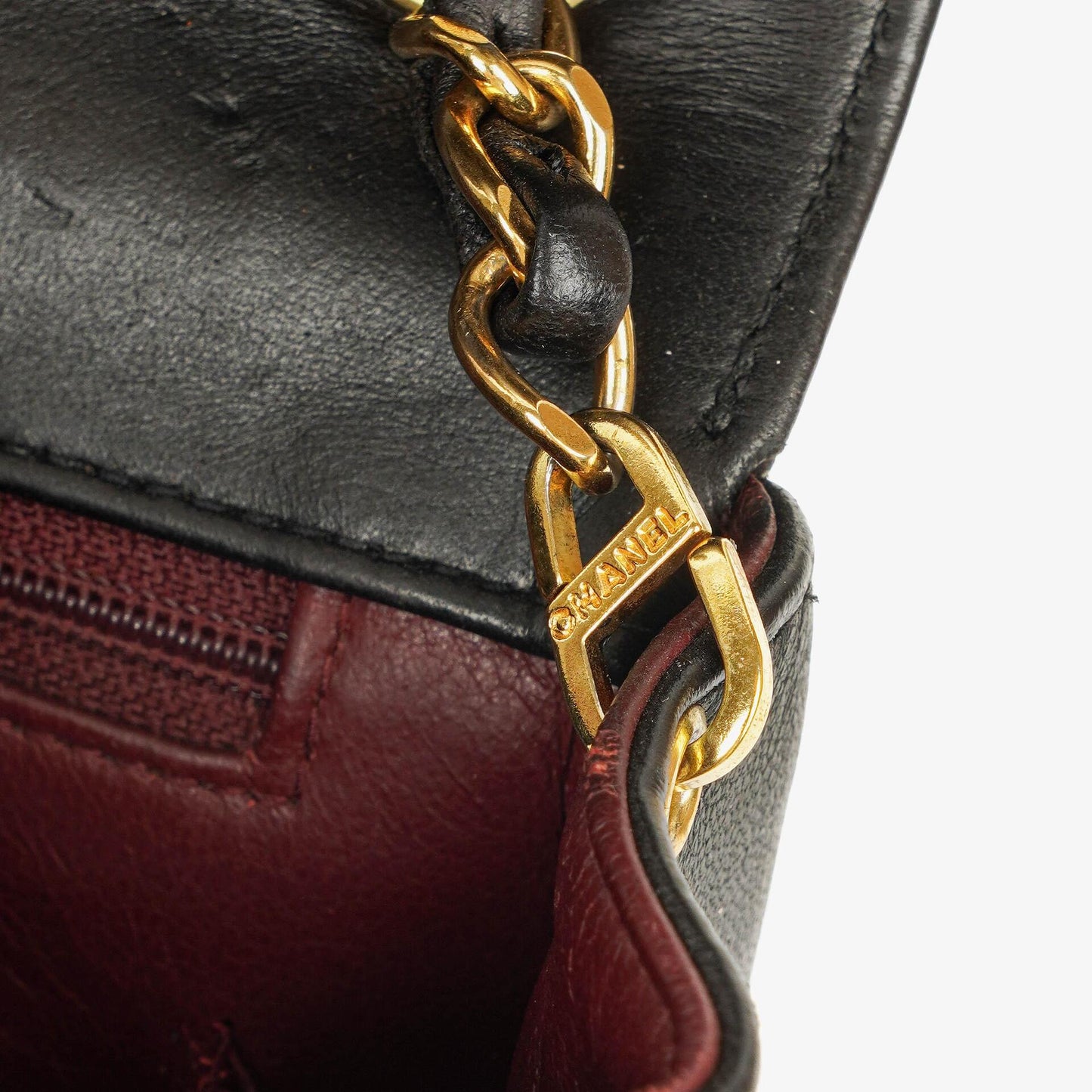 Chanel Vertical Black Quilted Lamabskin Medium Flap Bag 24K Gold-Plated Hardware