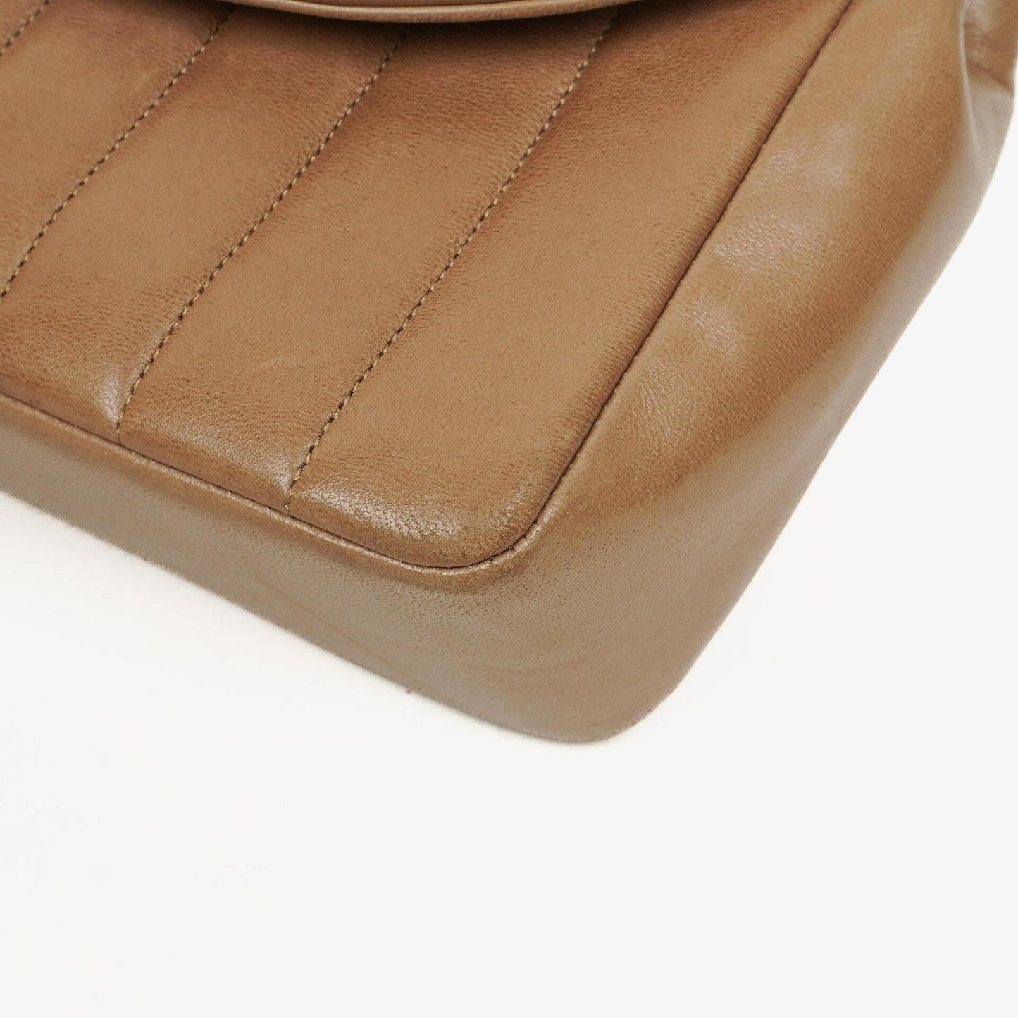 Chanel Vertical Quilted Lambskin Single Flap Diana Bag With 24K Gold-Plated Hardware
