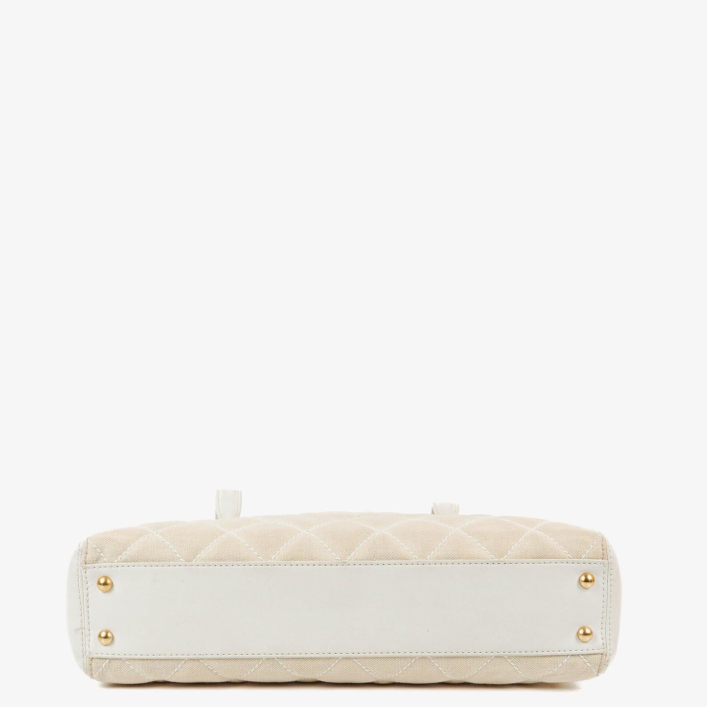 Chanel Wild Stitch Beige Surpique Tote Bag
