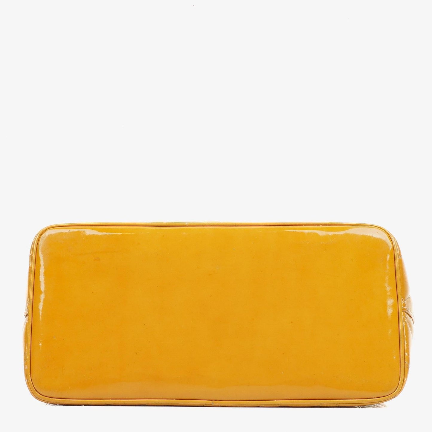 Chanel Yellow Patent Leather Medallion Tote Bag