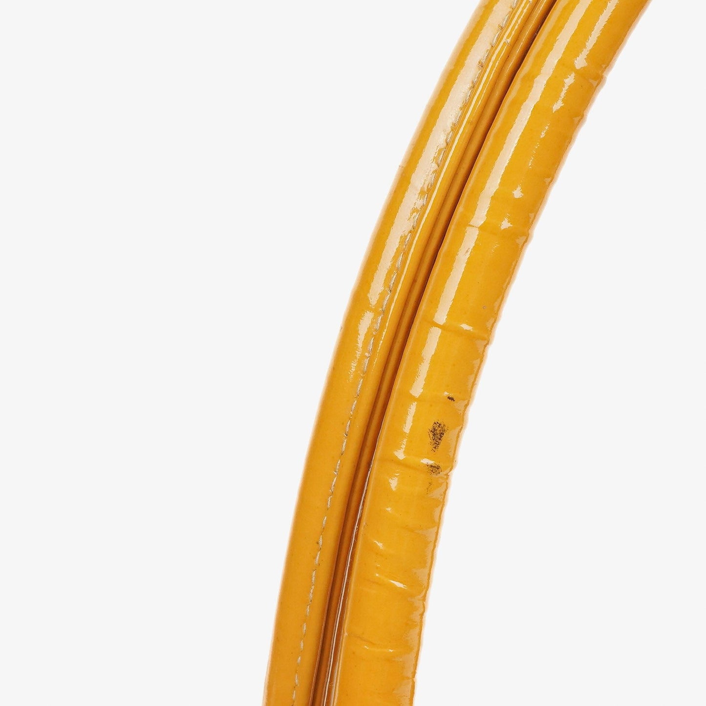 Chanel Yellow Patent Leather Medallion Tote Bag