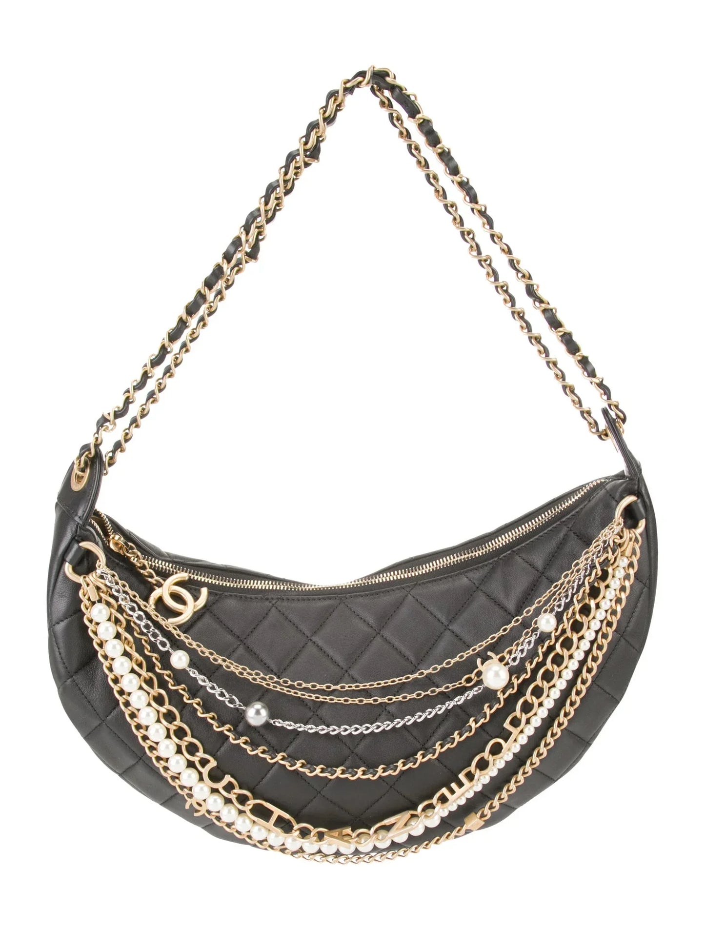 Chanel ALL ABOUT CHAINS Hobo Bag - Rovelle Bags