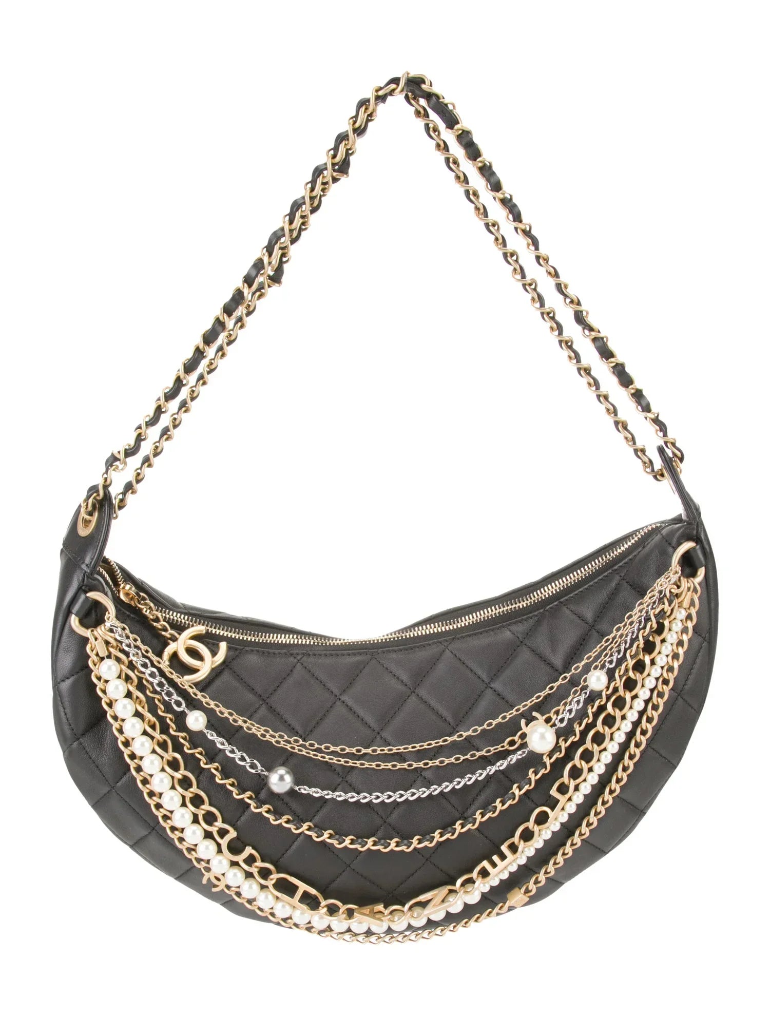 Chanel ALL ABOUT CHAINS Hobo Bag - Rovelle Bags