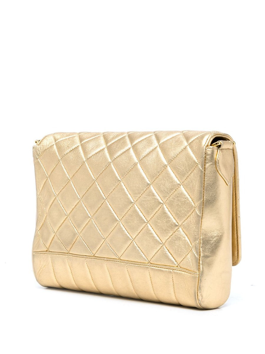 Chanel Gold Chanel Shoulder Shoulder Bag - Rovelle Bags
