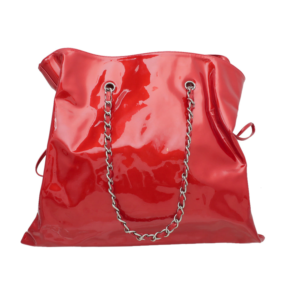 Chanel Red Crystal Strass Bonbons Tote Tote Bag - Rovelle Bags