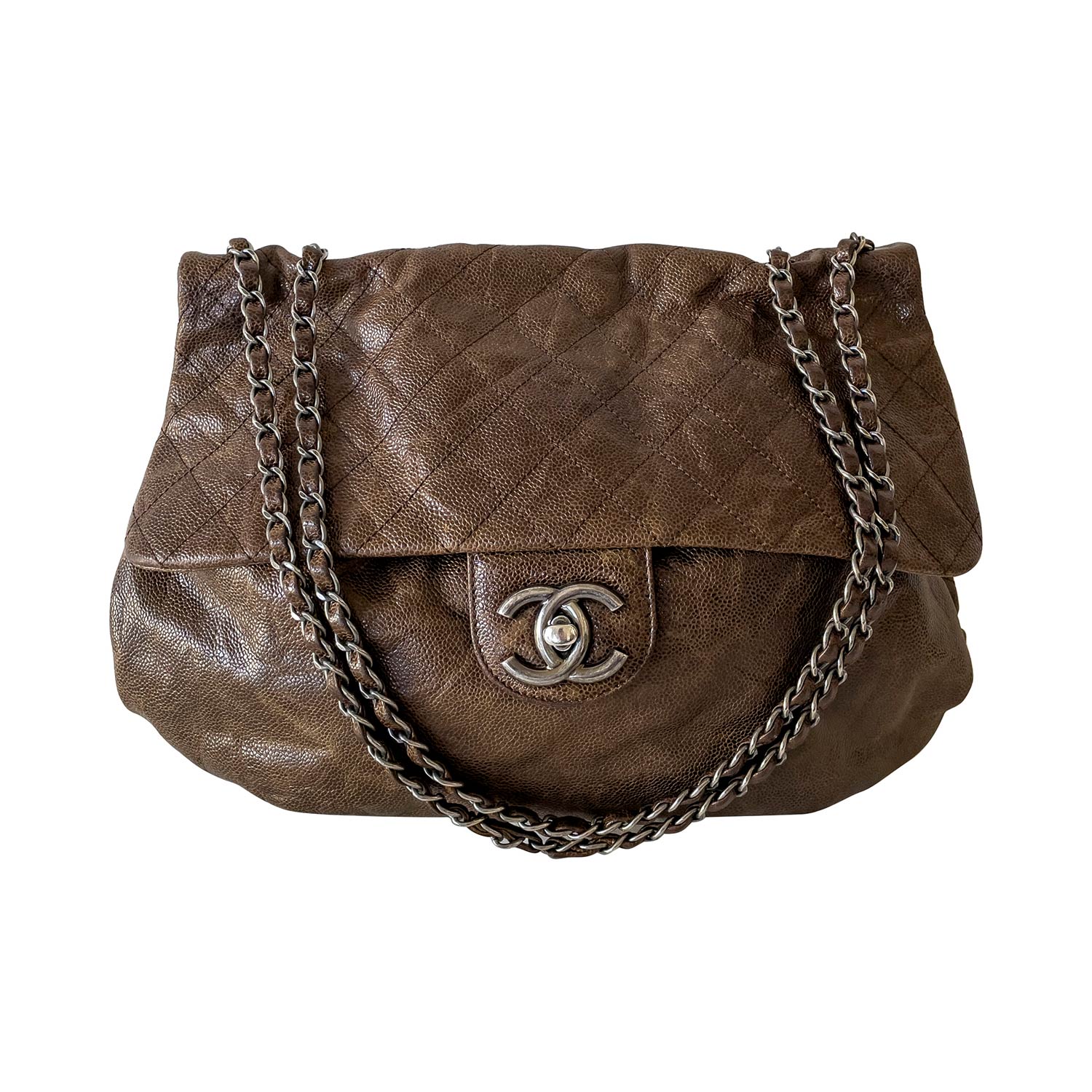 Chanel Rounded Flap Hobo Flap Bag - Rovelle Bags