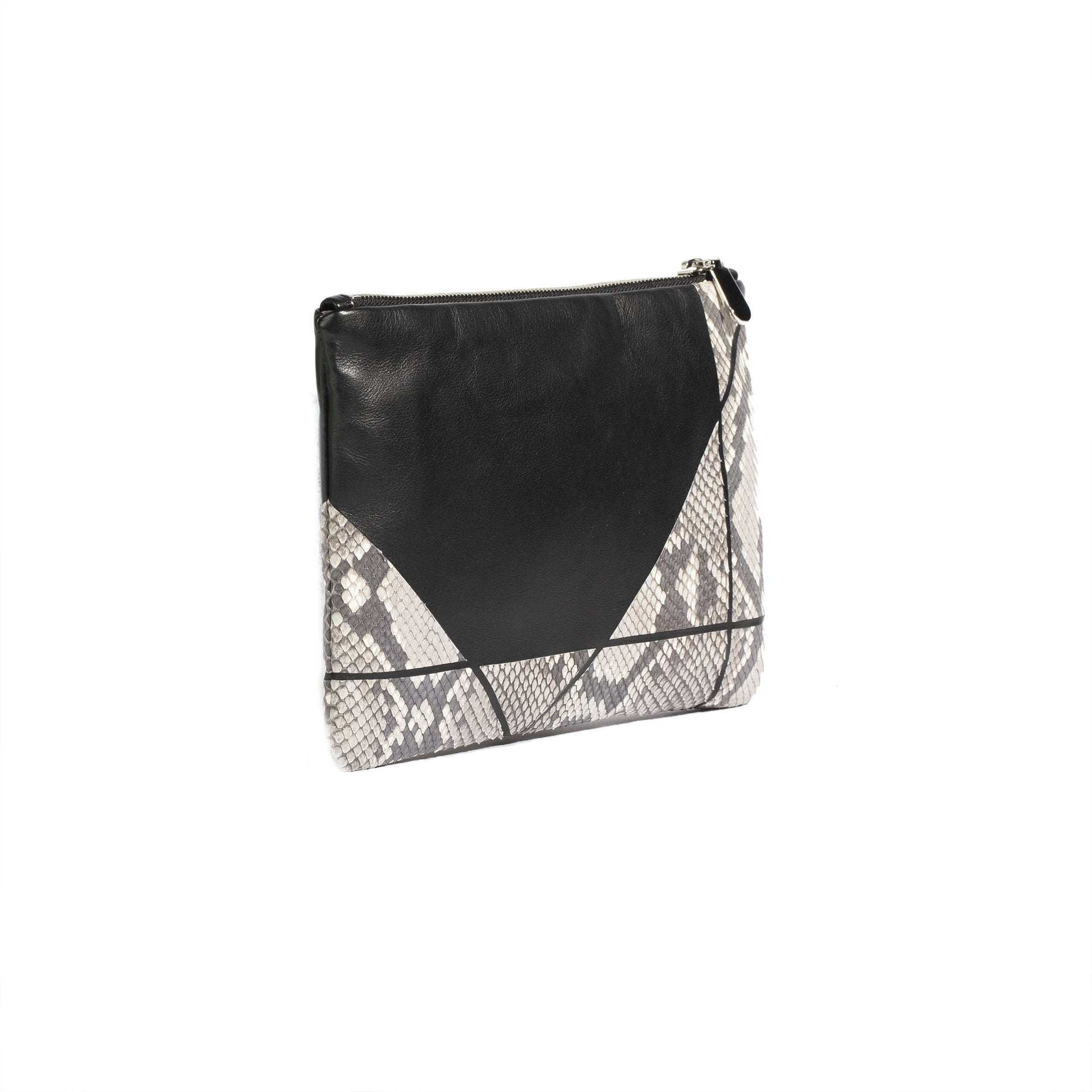 Christian Dior Python & Calfskin Zip Pouch
