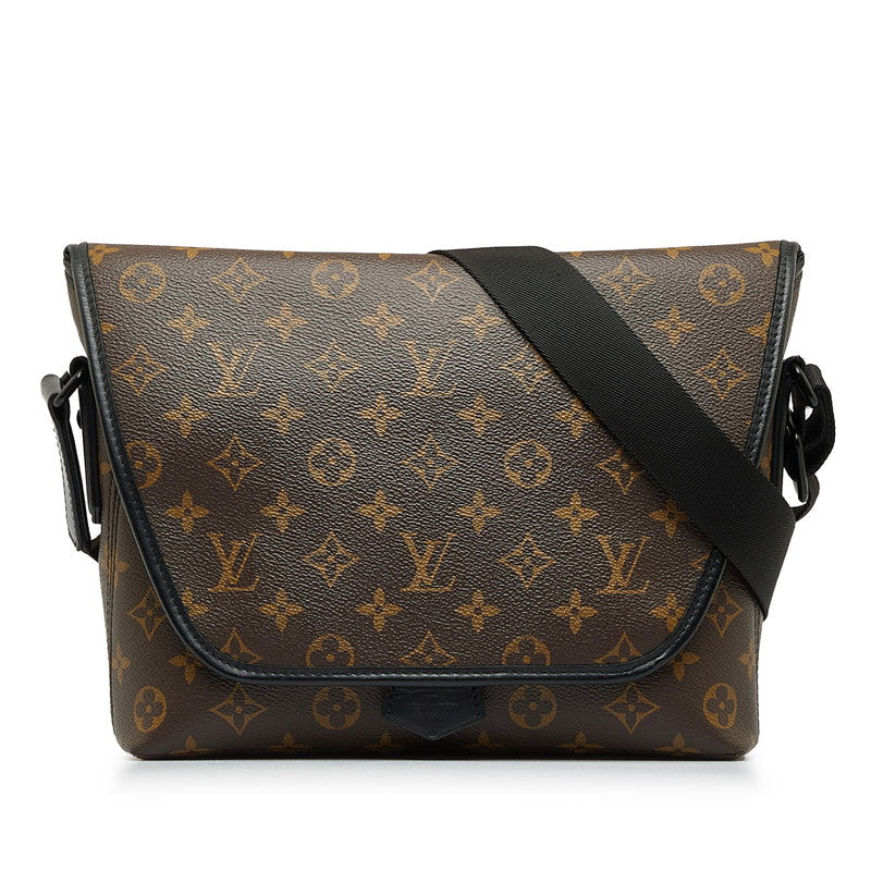 Louis Vuitton Monogram Magnetic Messenger Slipper Shoulder Bag M45557 Brown PVC Leather Louis Vuitton