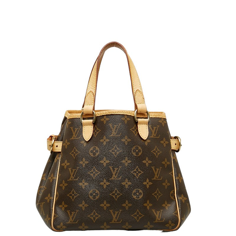 Louis Vuitton Monogram Batignol Handbag M51156 Brown PVC Leather Louis Vuitton