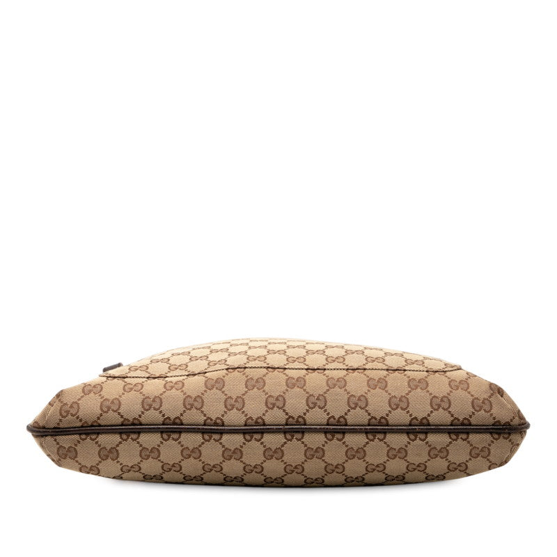 Gucci GG Canvas Shoulder Bag Canvas Leather