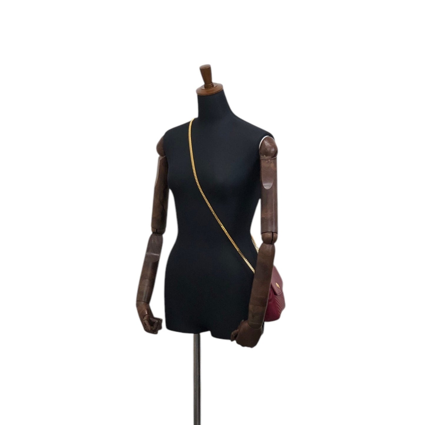 CELINE Chain Shoulder bag Red vap3df