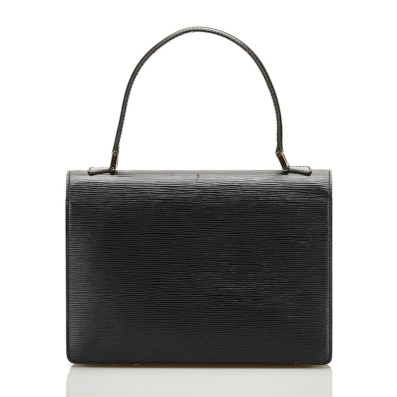 Louis Vuitton Epic Concorde Handbag M52132 Noir Black Leather Louis Vuitton