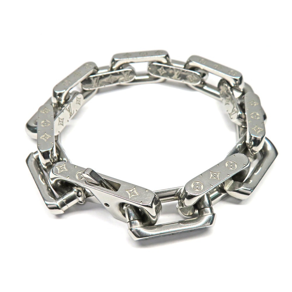 Louis Vuitton Louis Vuitton Chain Bracelet Monogram M00308 M Size Metal Jewelry Accessories
