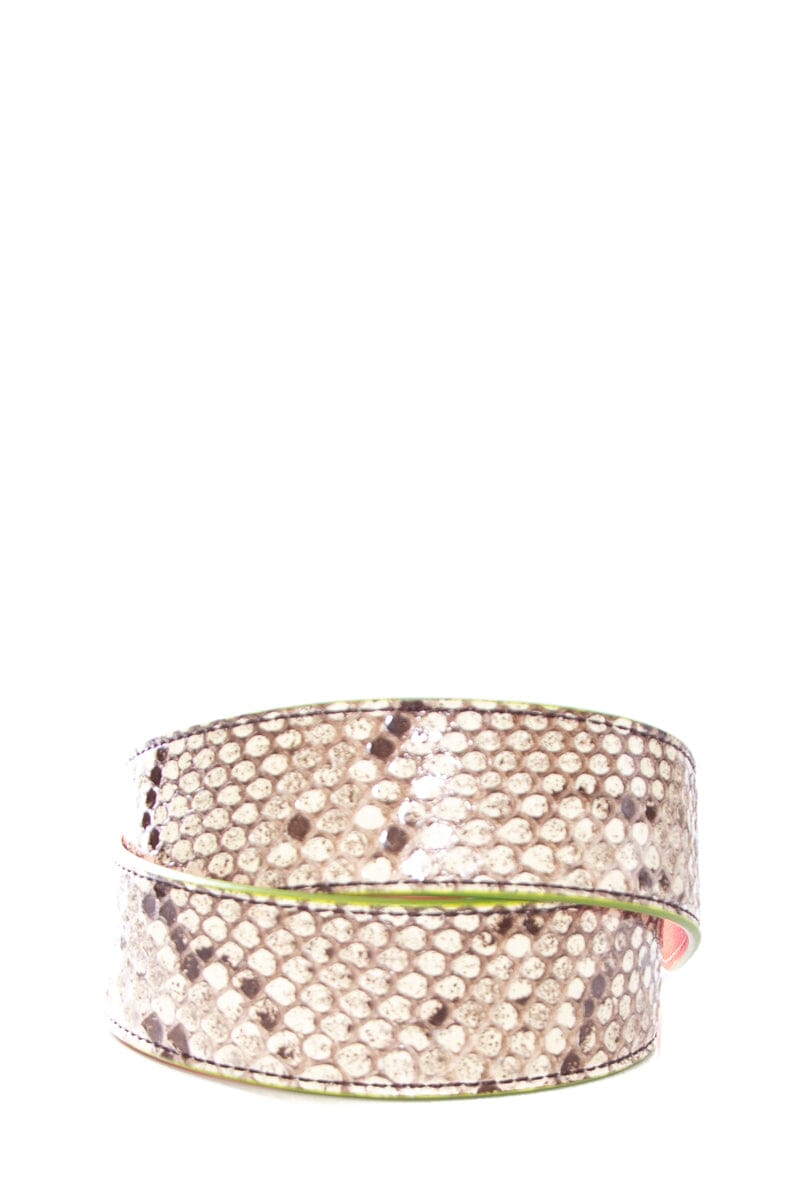 Fendi Red & Snake Skin Strap