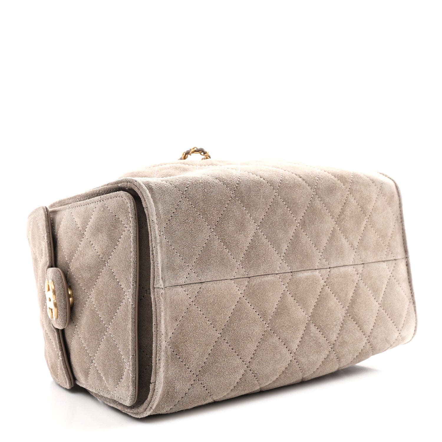 Chanel Suede Quilted Small Chanel 25 Handbag - Rovelle Bags