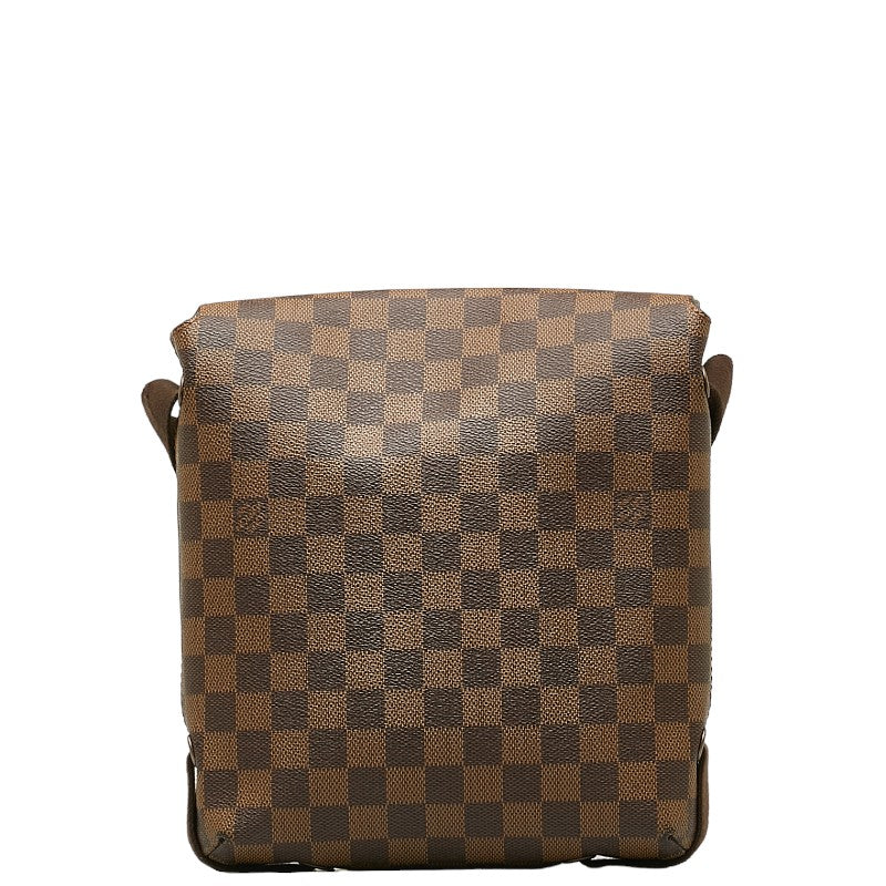 Louis Vuitton Damiere Brooklyn PM houlder Bag N51210 Brown PVC Leather Lady Louis Vuitton