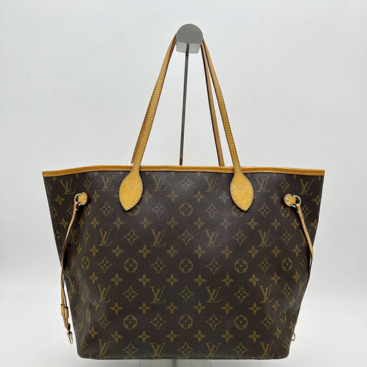 Flower tote cloth handbag Louis Vuitton Brown in Cloth LA19677