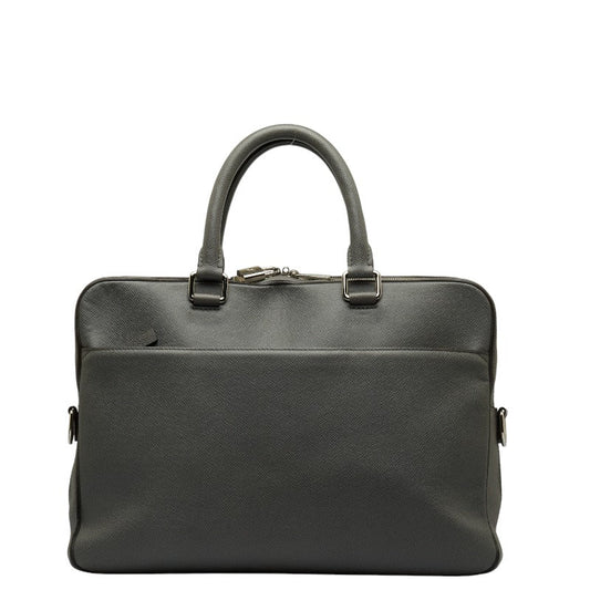 Louis Vuitton Louis Vuitton Tiger M32709 Business Bag Leather Gracie Grey