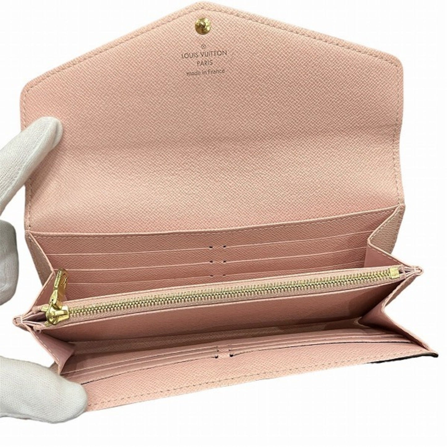 Louis Vuitton Monogram pink Monogram Long Wallet (Bi-Fold)