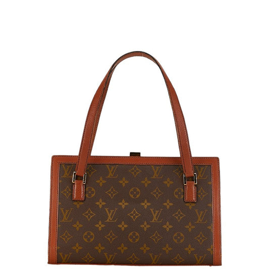 Louis Vuitton Monogram Bag Beauvoir Handbag 167 Brown PVC Leather Louis Vuitton