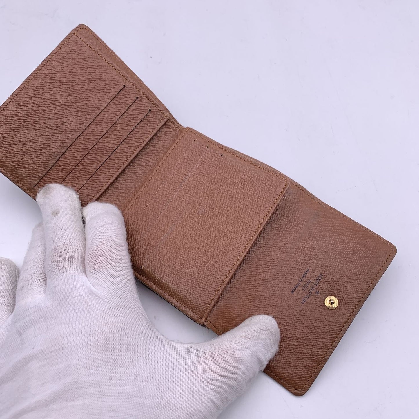 LOUIS VUITTON Monogram Elise Square Compact Wallet M61654