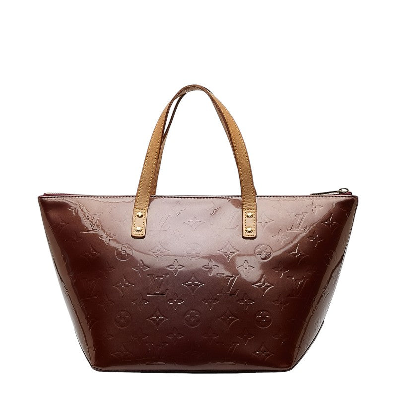 Louis Vuitton Monogram Verney Belvue PM Handbag M93584 Violet Pearl Patent Leather Louis Vuitton