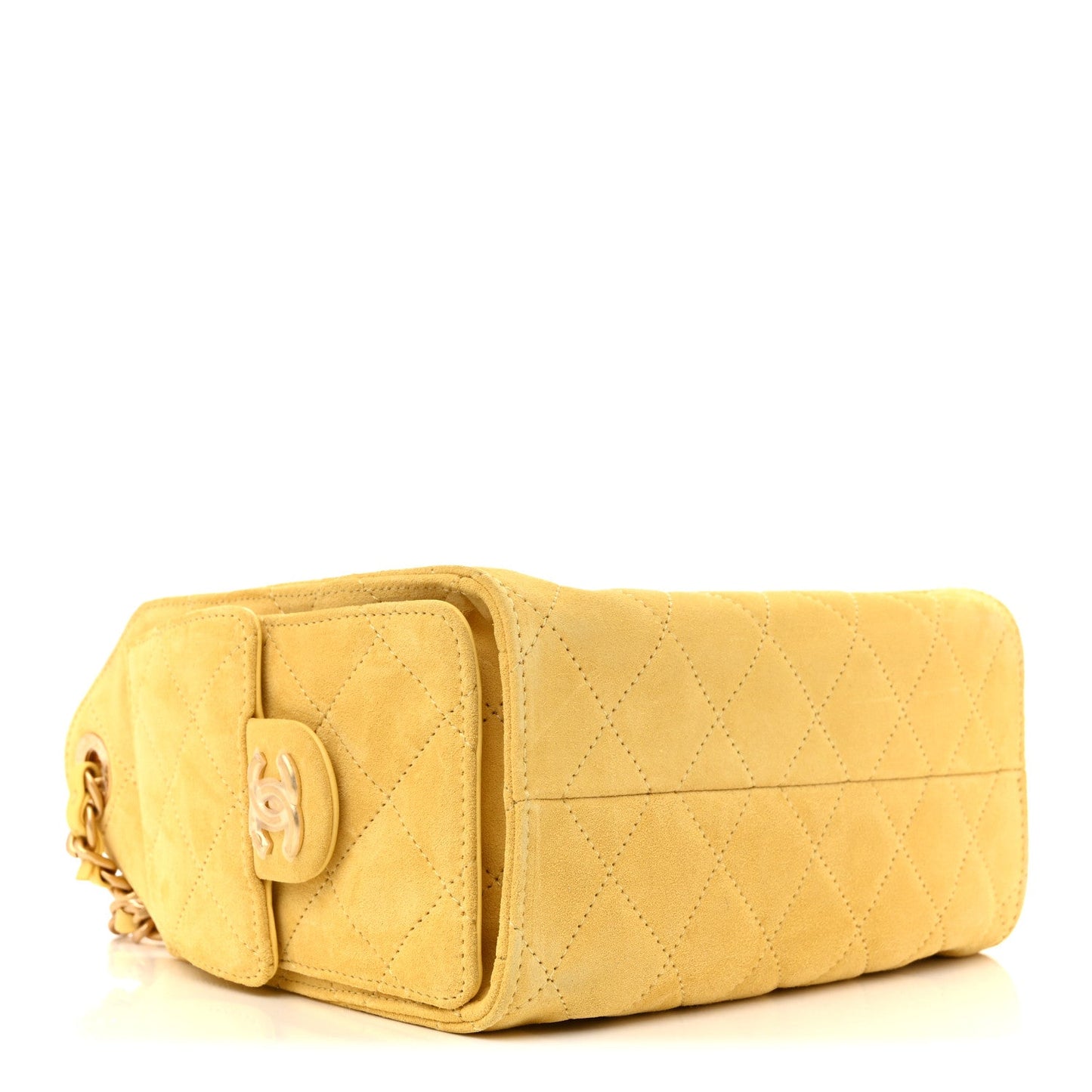 Chanel Suede Quilted Mini Chanel 25 Handbag - Rovelle Bags