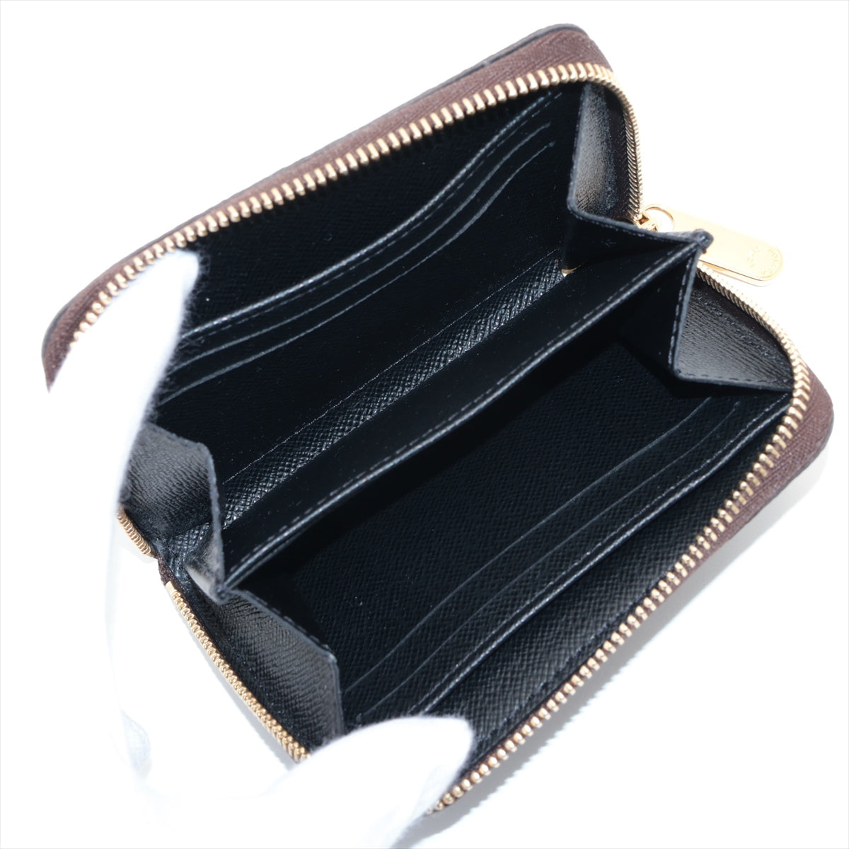 Louis Vuitton Monogram Giant Reversee Zippy Coin M69354 Brown x Black Coin Power