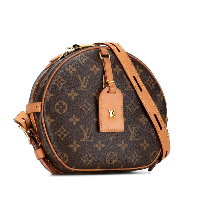 Louis Vuitton Monogram Boat Shapore Shoulder Bag M52294 Brown PVC Leather Louis Vuitton