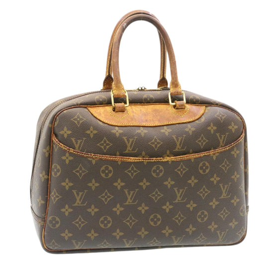 LOUIS VUITTON Monogram Deauville Hand Bag M47270 LV Auth ds235