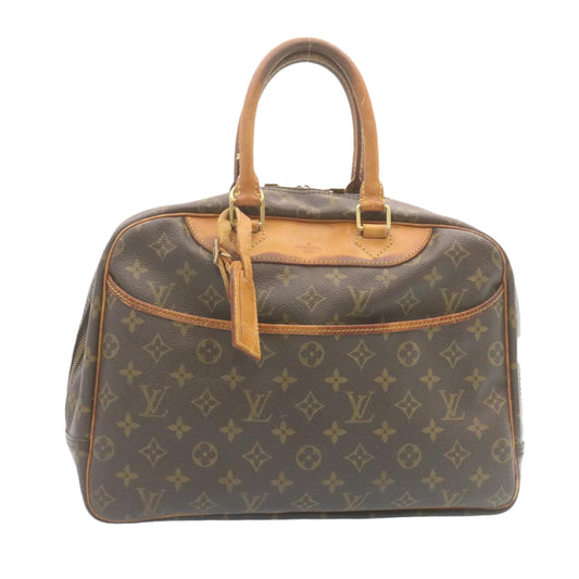 LOUIS VUITTON Monogram Deauville Hand Bag M47270 LV Auth ds376