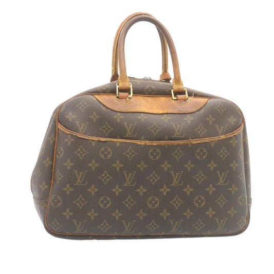 LOUIS VUITTON Monogram Deauville Hand Bag M47270 LV Auth ds379