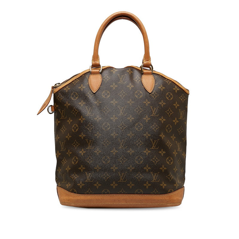 Louis Vuitton Monogram Rocket Vertical Handbag M40103 Brown PVC Leather Louis Vuitton