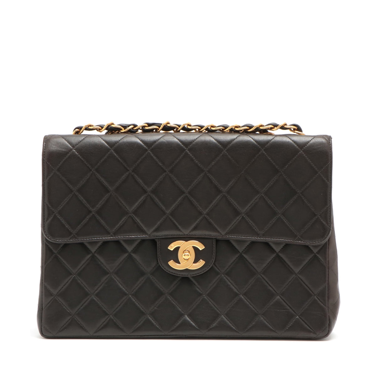 Chanel DECAMATRASE Lambskinkin Single Flap Double Flap Bag - Rovelle Bags