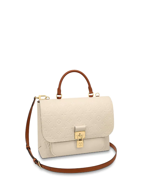 Louis Vuitton Marignan Messenger Bag Monogram Creme Caramel