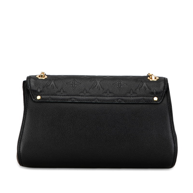 Louis Vuitton Monogram Amplant Sangerman PM Chain Shoulder Bag M48931 Noir Black Leather Louis Vuitton