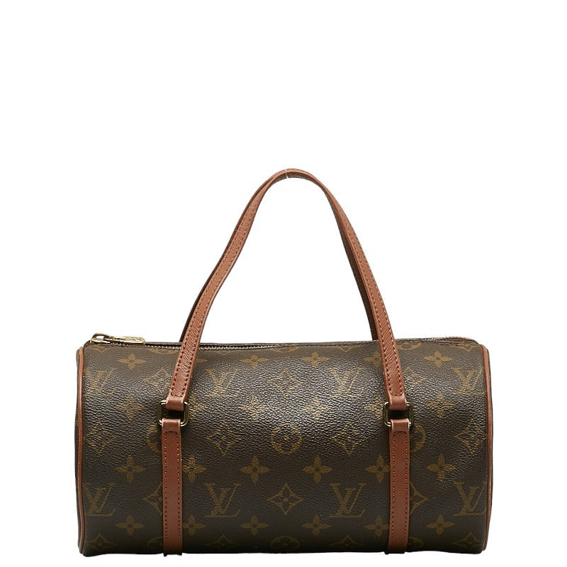 Louis Vuitton Monogram Papillon 26 houlder Bag M51366 Brown PVC Leather Lady Louis Vuitton