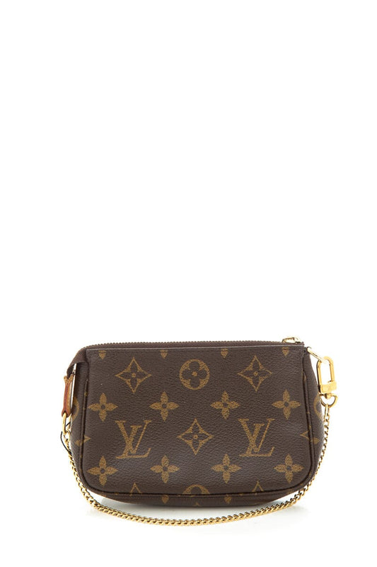 Louis Vuitton 2014 Monogram Mini Pouchette on Chain