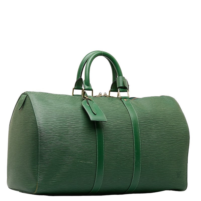 Louis Vuitton Epi Kypopur 45 Boston Travel Bag M42974 Borneo Green Leather Louis Vuitton