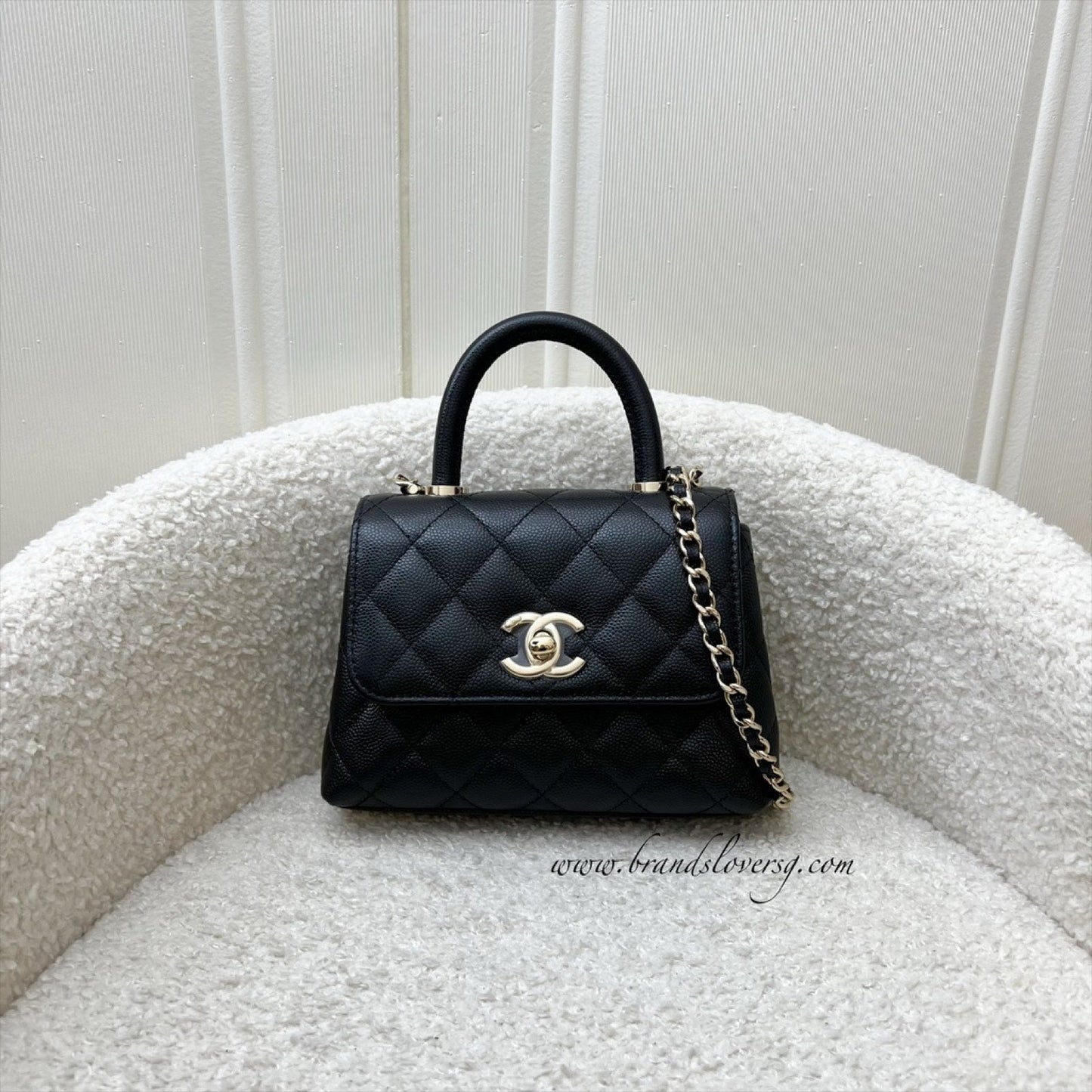 Chanel Micro Coco Handle Flap Flap Bag - Rovelle Bags