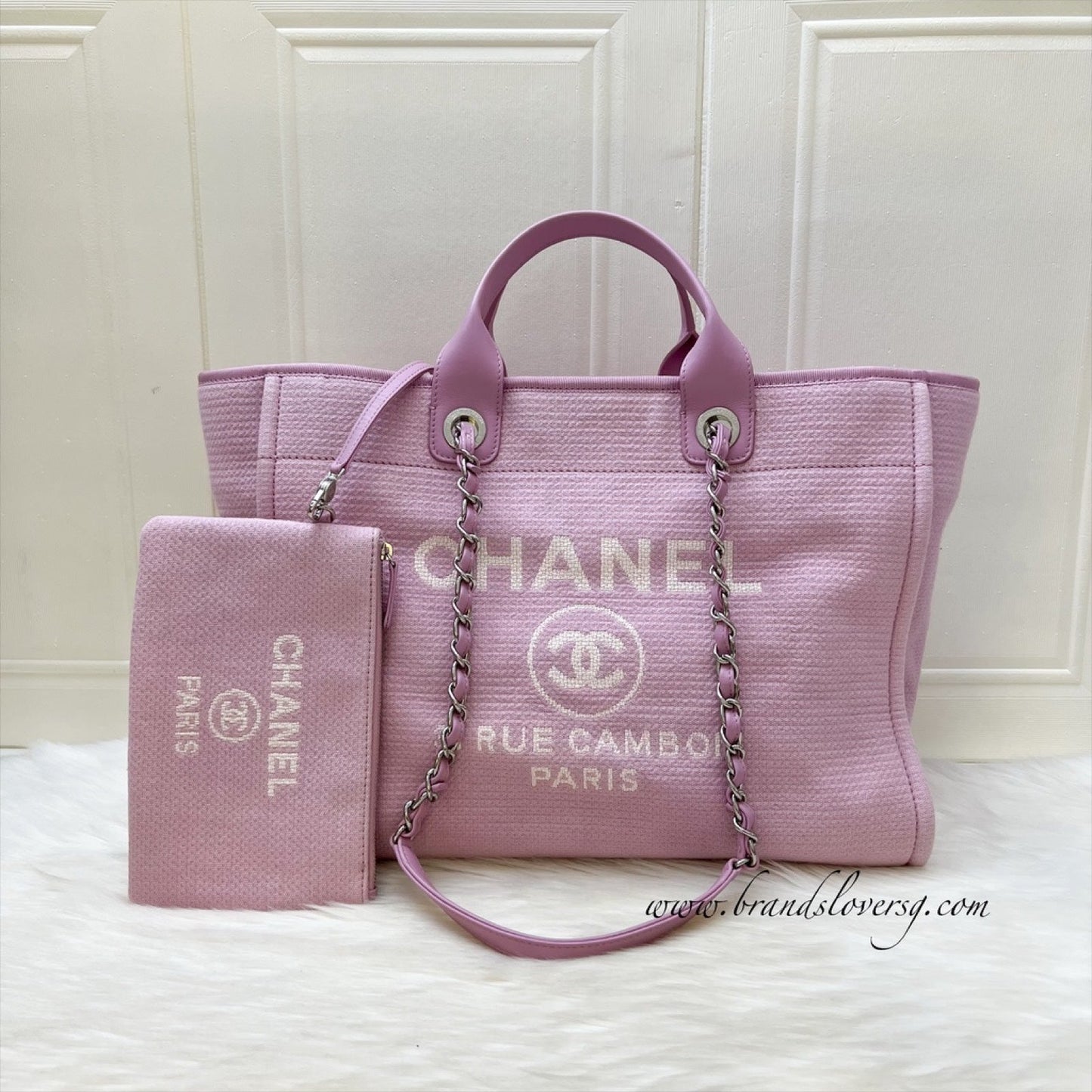 Chanel Medium / Large Deauville Tote Tote Bag - Rovelle Bags