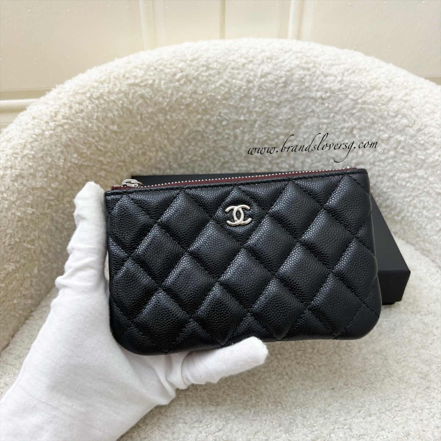 Chanel Mini O-Case / Pouch in Clutch Bag - Rovelle Bags