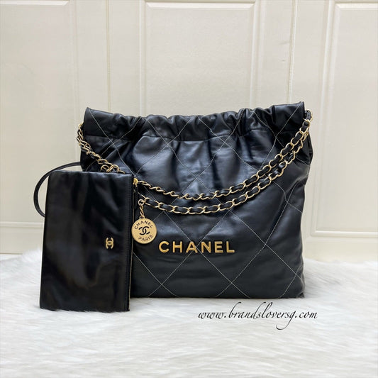 Chanel 22 Medium Hobo Handbag - Rovelle Bags