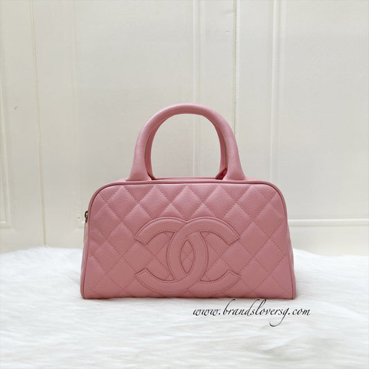 Chanel Mini Boston Bowling Handbag - Rovelle Bags