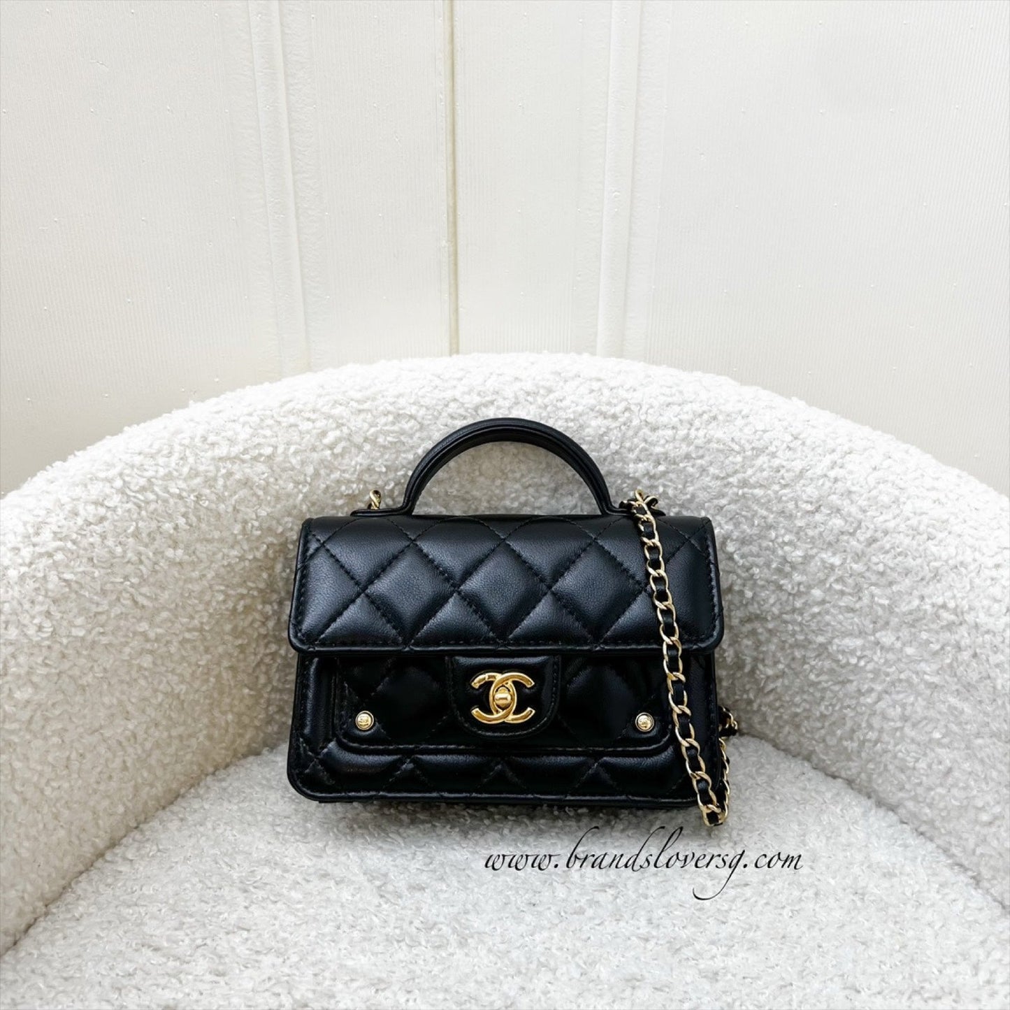 Chanel 25B Mini Clutch on Chain Clutch Bag - Rovelle Bags
